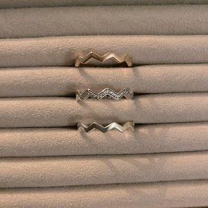 Pandora Zigzag 3 Piece Set